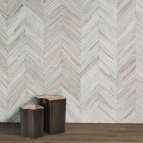 Interior wall-covering - Sun Valley - Phillip Jeffries - natural fiber / matte / metallized