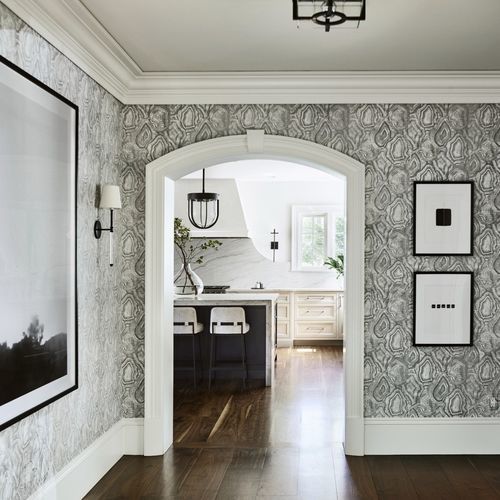 Contemporary wallpaper - Agate - Phillip Jeffries - linen / natural fiber / patterned