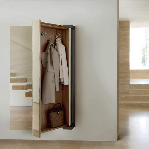 Wall-mounted coat rack - CAMPER - Porada - contemporary / metal / walnut