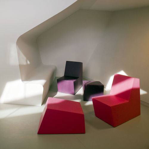 Contemporary ottoman - PRIMARY SOLO  - SDC_lab - fabric / foam / other shapes