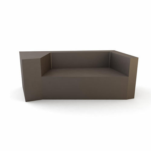 Contemporary sofa - DAI 02 - SDC_lab - fabric / leather / coated foam