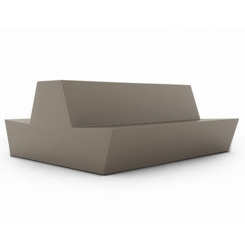 Contemporary upholstered bench - PRIMARY QUATTRO MIRROR - SDC_lab - coated foam / commercial / with backrest