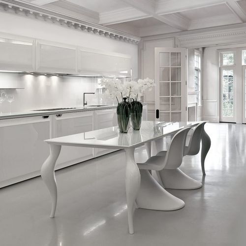 Lacquered glass table top DIAMOND SCIC