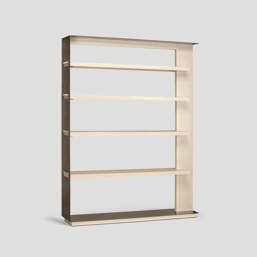 Room divider shelf - WISHBONE - Skram Furniture - contemporary / wood veneer / contract
