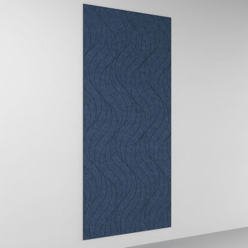 Acoustic wall panel - Hush Clad - 3Form - felt / rectangular / gray