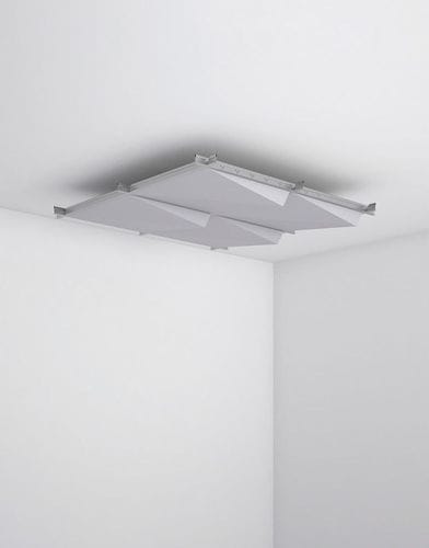 Felt suspended ceiling - Tetria - 3Form - tile / indoor / acoustic
