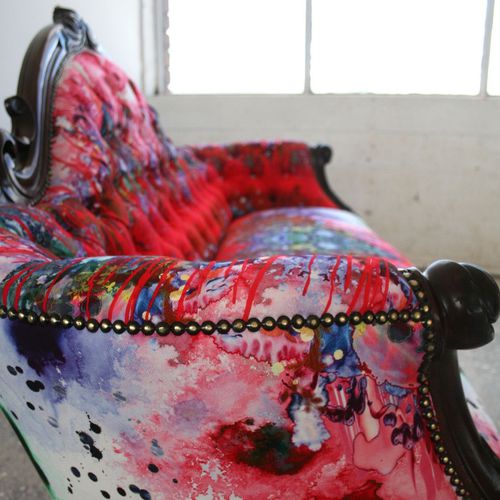 Upholstery fabric - THUNDER BLOTCH - Timorous Beasties - patterned / cotton
