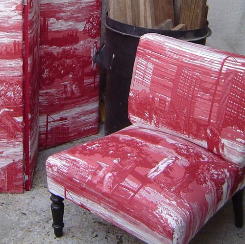 Upholstery fabric - GLASGOW - Timorous Beasties - patterned / cotton / linen