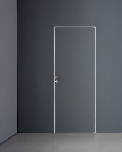 Interior door - Planus Quattro - TreP Srl - wooden / glass / aluminum