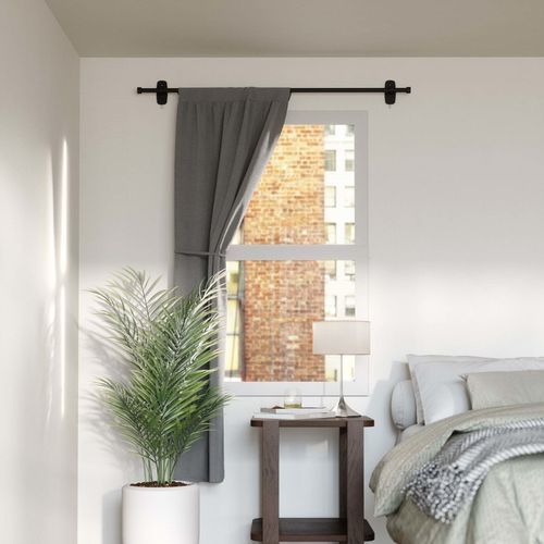 Wall-mounted curtain rod - CAPPA ADHERA™ - Umbra - window