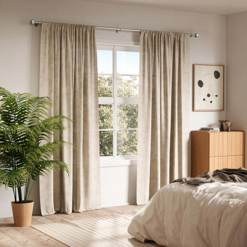 Nickel curtain rod - GEO PINPOINT - Umbra - steel / powder-coated steel / wall-mounted