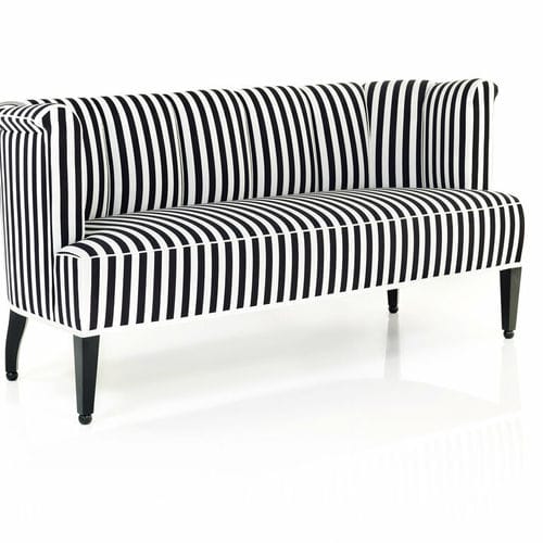 Traditional sofa - Alleegasse  - Wittmann - fabric / leather / with armrests