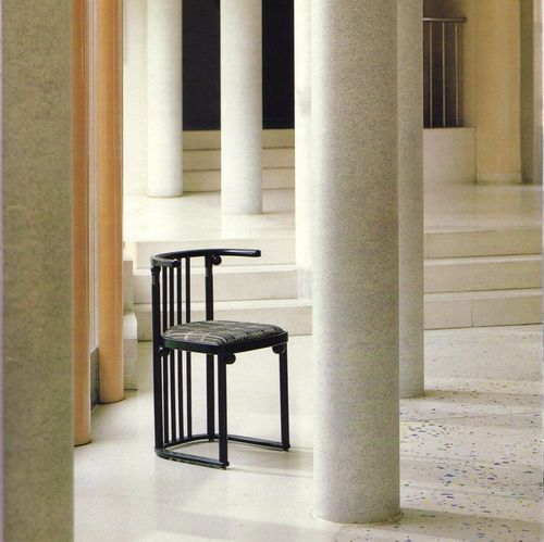 Art Deco dining chair - Fledermaus  - Wittmann - indoor / fabric / leather