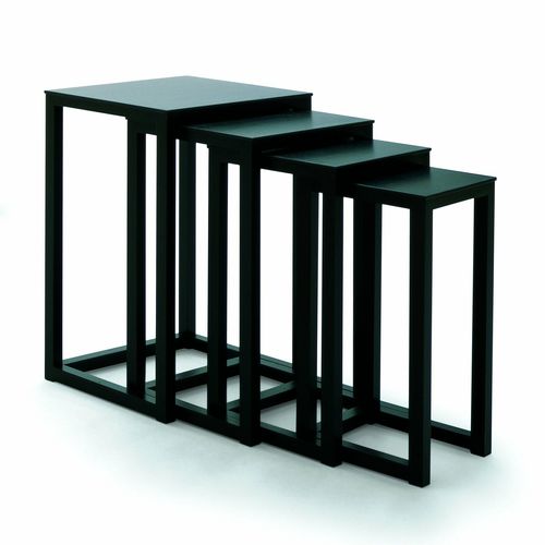 Contemporary nesting tables - Wittmann - wooden / wooden base / rectangular