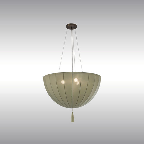Traditional ceiling light - 21804 - Woka Lamps Vienna - fabric / LED / incandescent