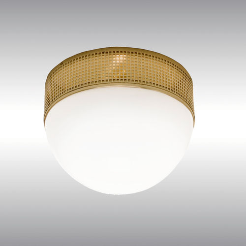 Traditional ceiling light - 84 (WW3D/35) - Woka Lamps Vienna - round / blown glass / brass
