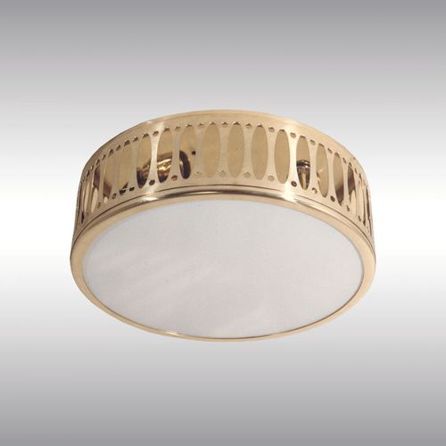 Traditional ceiling light - WW8 44 - Woka Lamps Vienna - round / glass / brass