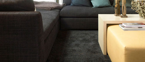 Contemporary rug - SAMMAL - Woodnotes - plain / wool / linen