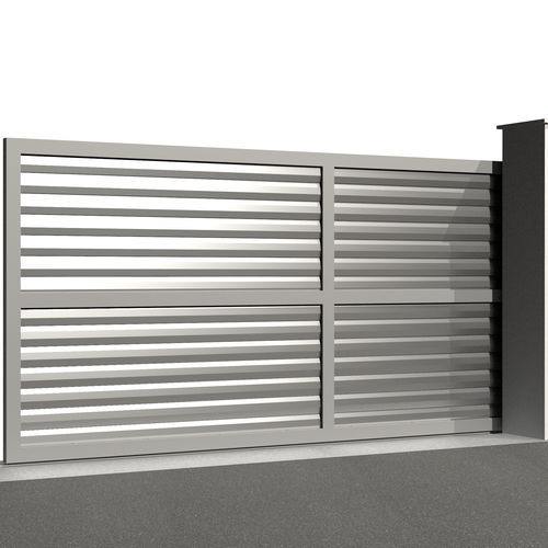 Sliding gate - MOZART C003 - Gates-Creations - right / left / aluminum