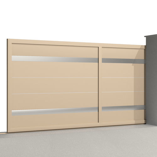Sliding gate - &Eacute;l&eacute;gance STYLE C008 - Gates-Creations - right / left / aluminum