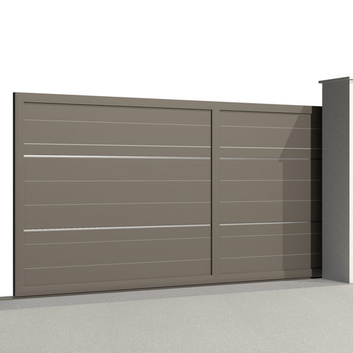 Sliding gate - VERNE C011 - Gates-Creations - right / left / aluminum