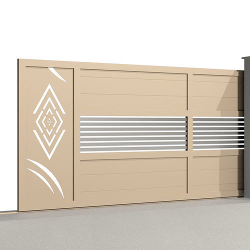 Sliding gate - City SOFIA C026 - Gates-Creations - right / left / aluminum