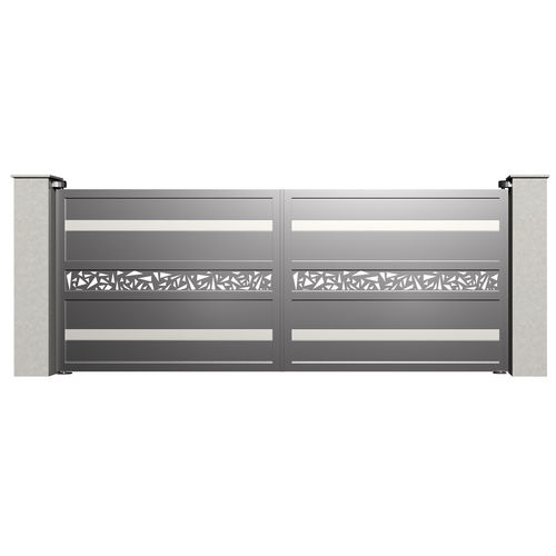 Swing gate - City VARSOVIE B012 - Gates-Creations - right / left / aluminum