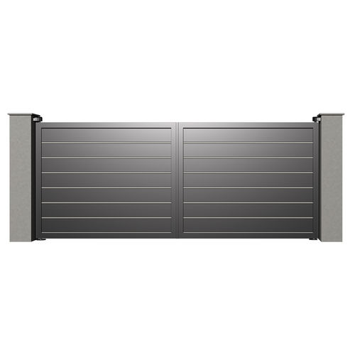 Swing gate - BALZAC B031 - Gates-Creations - right / left / aluminum
