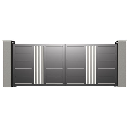 Swing gate - Tr&eacute;sor SAPHIR B025 - Gates-Creations - right / left / aluminum