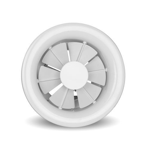 Ceiling air diffuser - DGV-T - SAMOVENT TECHNIK,S.L - round / steel / aluminium