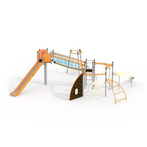 Playground structure - COPERNICUS   - Lars Laj - stainless steel / polypropylene / HDPE