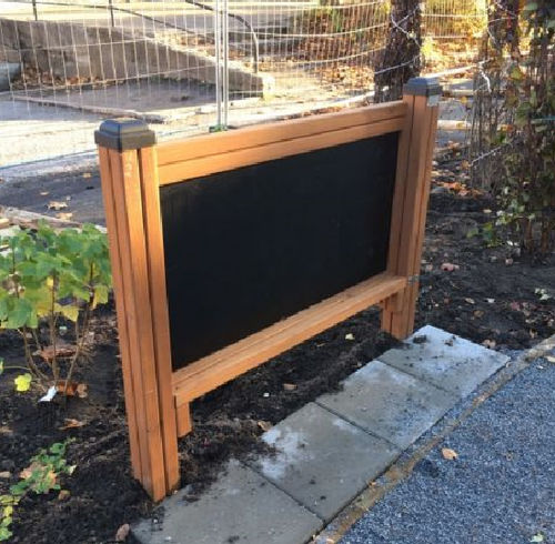 Blackboard - 11289 - Lars Laj - floor-standing / wooden / for playground