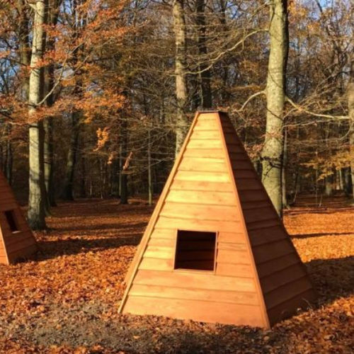 Playground playhouse - WIGWAM   - Lars Laj - floor-mounted / waterproof