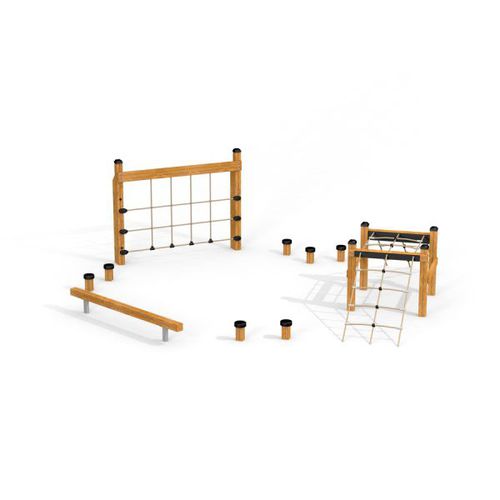Playground obstacle course - 10654 - Lars Laj - agility / walk ramp / outdoor