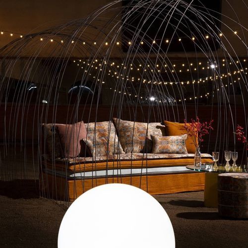 Modular sofa - TZIGANE - MILLE ET UNE NUIT JUPE LONGUE - BERENGERE LEROY - contemporary / outdoor / fabric