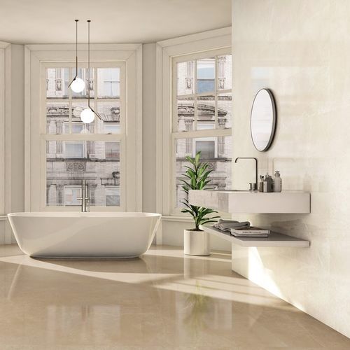 Porcelain stoneware tile - SUTILE  - ETILE / ELAM - ceramic / polished / high-gloss