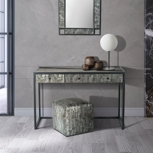 Contemporary dressing table - BILLY - Stone International - metal / natural stone / 1-seat