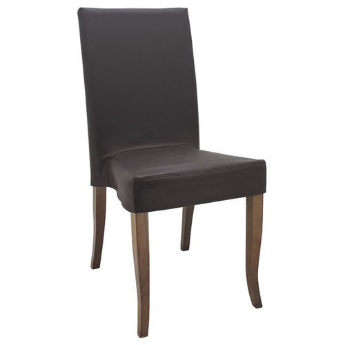 Traditional chair - Mondorf - ghyvan international - indoor / synthetic leather / beech base