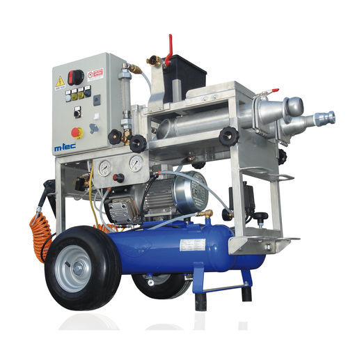 Compact mortar mixer - M330 with FC300 - M-TEC MATHIS TECHNIK GMBH - electric