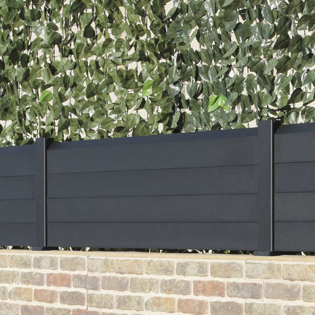 Louvered fence - Apolo Zero - Modular Signs S.L. - residential / aluminium / straight