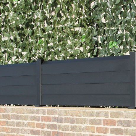Louvered fence - APOLO ZERO - Dlimity - garden / commercial / aluminum