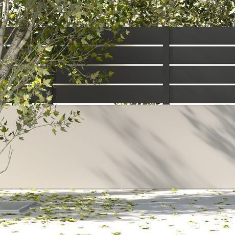 Panel fence - VESUBIO - Dlimity - residential / commercial / aluminum