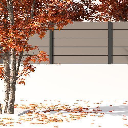Panel fence - ANETO - Dlimity - with bars / garden / residential