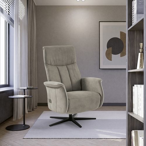 Contemporary relaxing armchair - GALA - Mopal Tapizados S.L. - fabric / pine / metal