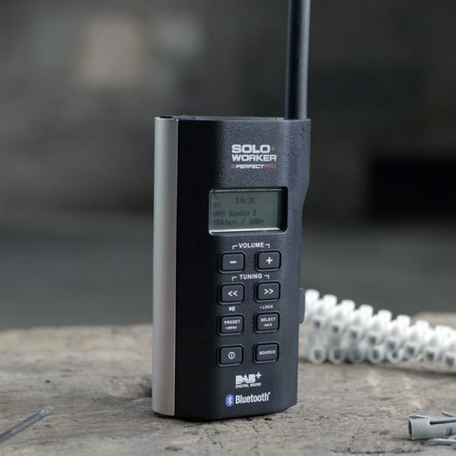 Bluetooth radio - SOLOWORKER - PERFECTPRO B. V. - with rechargeable battery / with USB port