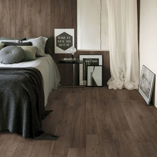 Adhesive parquet floor - Grey - SIPARQUET - engineered / oak / boat deck