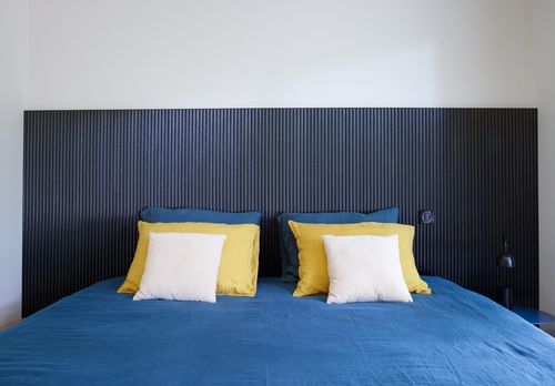 Double bed headboard - Hollywood - Epsilon Composite - contemporary / carbon fiber / anthracite