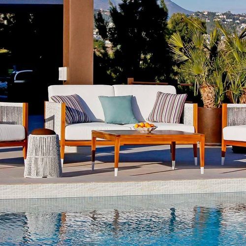 Contemporary sofa - AMALFI - G&G Italia Designer Furniture - for indoor use / outdoor / fabric