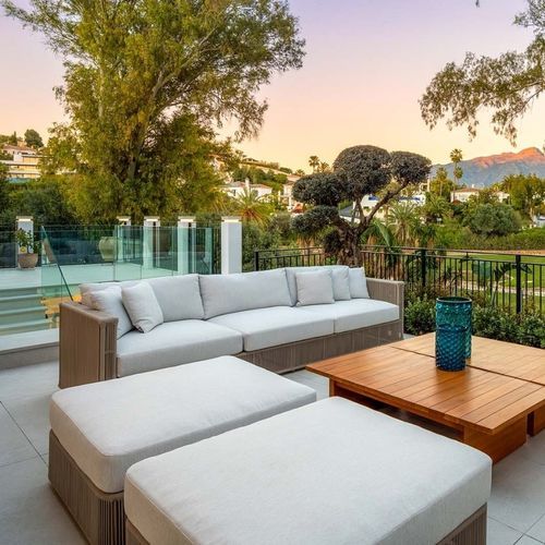 Contemporary footstool - LENNY - G&G Italia Designer Furniture - foam / coated / aluminium