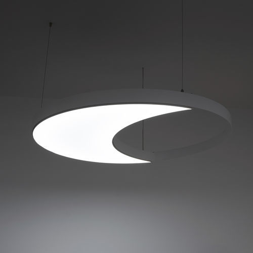Pendant lamp - KAMAR - KISSA LAMPS - thermo-lacquered aluminum / PVC / original design